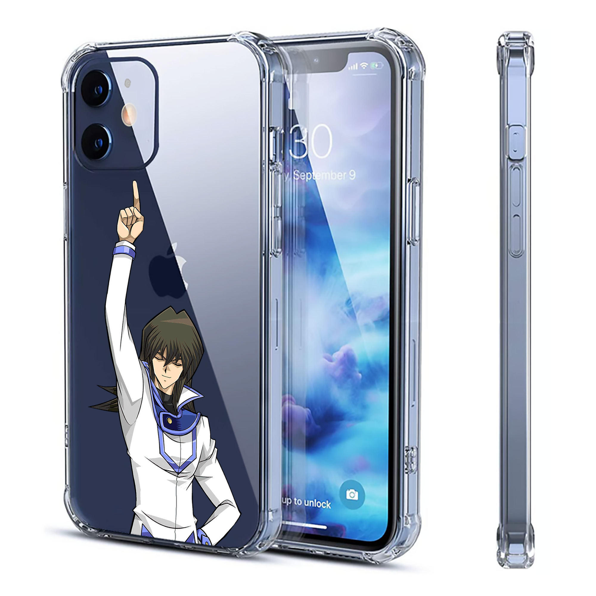 （画像用） 遊☆戯☆王 Yu-Gi-Oh! 【iPhone 12シリーズ対応】透明スマホケース（クリアソフトケース）